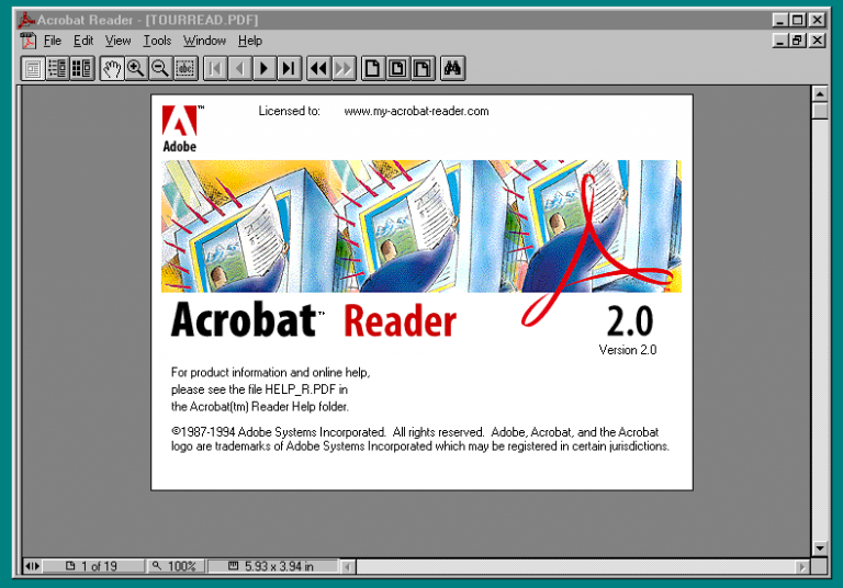 adobe acrobat reader 2.0 free download