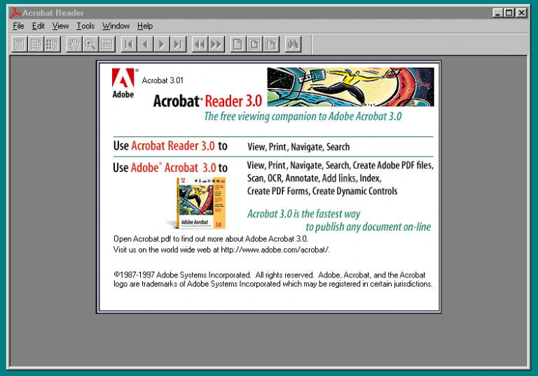 acrobat reader 3.01 free download